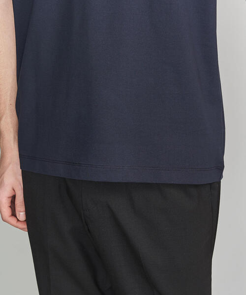 BEAUTY&YOUTH UNITED ARROWS（ビューティーアンドユースユナイテッドアローズ）の「BY ハイゲージ コットン Tシャツ（Tシャツ/カットソー・メンズ・ホワイト/ブラック/ダークグリーン/ネイビー/オリーブ・SMALL/MEDIUM/LARGE/X-LARGE）」の9枚目の写真