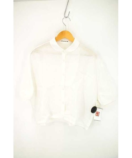 minä perhonen ミナペルホネン パフスリーブ シャツブラウス