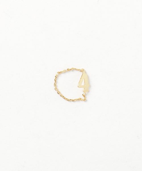 LAPUIS（ラピュイ）の「NumberChainRingGOLD（リング・レディース・その他/その他1/その他2/その他3/その他4/その他5/その他6/その他7/その他8/その他9・9号）」の5枚目の写真