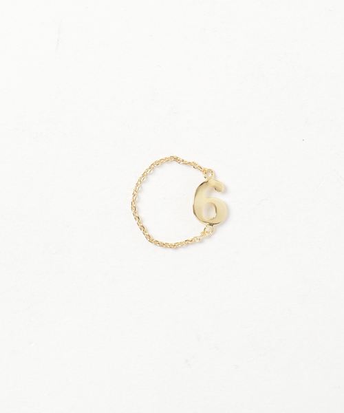 LAPUIS（ラピュイ）の「NumberChainRingGOLD（リング・レディース・その他/その他1/その他2/その他3/その他4/その他5/その他6/その他7/その他8/その他9・9号）」の7枚目の写真