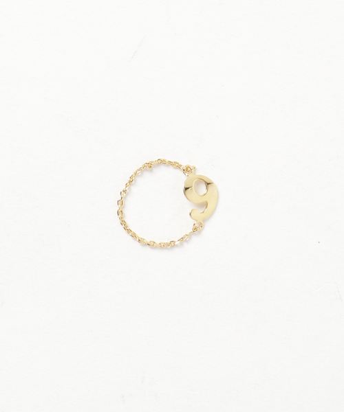 LAPUIS（ラピュイ）の「NumberChainRingGOLD（リング・レディース・その他/その他1/その他2/その他3/その他4/その他5/その他6/その他7/その他8/その他9・9号）」の10枚目の写真