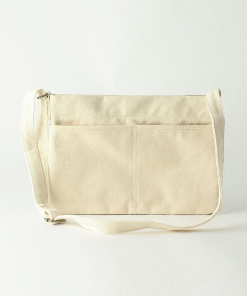 coen(コーエン)の「coen(コーエン)ロゴサコッシュ(ショルダーバッグ・レディース・ブラック/オフホワイト・FREE)」の4枚目の写真