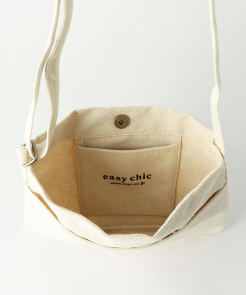 coen(コーエン)の「coen(コーエン)ロゴサコッシュ(ショルダーバッグ・レディース・ブラック/オフホワイト・FREE)」の8枚目の写真