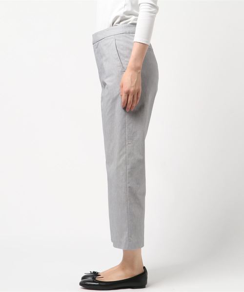 A/C DESIGN BY ALPHA CUBIC（エーシーデザインバイアルファキュービック）の「※TVで紹介されました※【COOLER TOUCHシリーズ】セミワイドパンツ（その他パンツ・レディース・ベージュ/ライトグレー/ネイビー・61/67/64/70）」の4枚目の写真