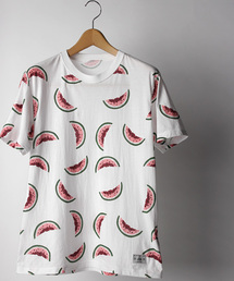 R.NEWBOLD | GOOD HOOD×RN/WATERMELON　PRINT T-SHIRT/145200(Tシャツ/カットソー)