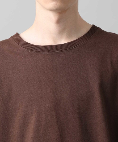 JUNRED（ジュンレッド）の「ヘヴィーウエイトルーズロンTEE（Tシャツ/カットソー・メンズ・ホワイト/ブラック/ダークブラウン/ベージュ・M/L）」の8枚目の写真
