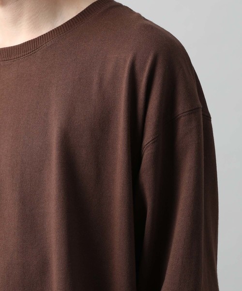 JUNRED（ジュンレッド）の「ヘヴィーウエイトルーズロンTEE（Tシャツ/カットソー・メンズ・ホワイト/ブラック/ダークブラウン/ベージュ・M/L）」の9枚目の写真