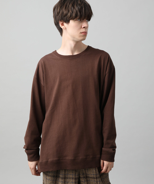 JUNRED（ジュンレッド）の「ヘヴィーウエイトルーズロンTEE（Tシャツ/カットソー・メンズ・ホワイト/ブラック/ダークブラウン/ベージュ・M/L）」の17枚目の写真