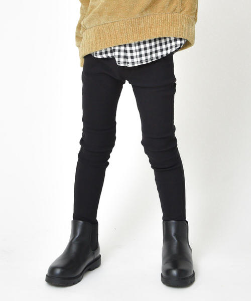 BRANSHES（ブランシェス）の「プレミアムストレッチ裏起毛パンツ（その他パンツ・キッズ・アイボリー/ベージュ/エンジ/カーキオリーブ/ブラック・80ｃｍ/90cm/100cm/110cm/120cm/130cm/140cm/150cm）」の3枚目の写真