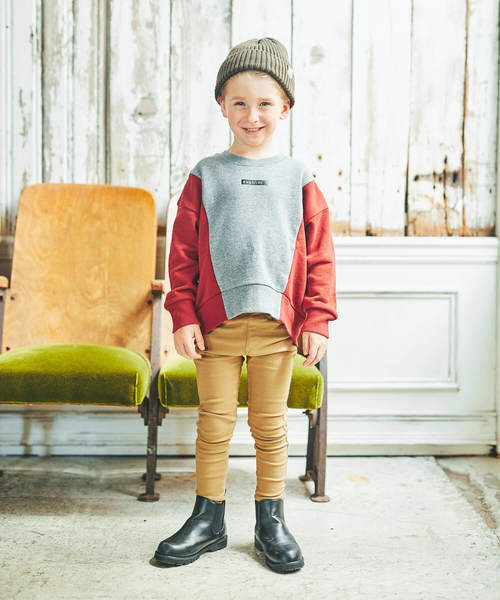 BRANSHES（ブランシェス）の「プレミアムストレッチ裏起毛パンツ（その他パンツ・キッズ・アイボリー/ベージュ/エンジ/カーキオリーブ/ブラック・80ｃｍ/90cm/100cm/110cm/120cm/130cm/140cm/150cm）」の14枚目の写真