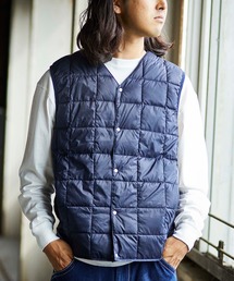 TAION V NECK BUTTON DOWN VEST (ブイネック ボタンダウンベスト)(3colors)(タイオン)