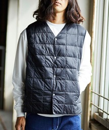 TAION V NECK BUTTON DOWN VEST (ブイネック ボタンダウンベスト)(3colors)(タイオン)