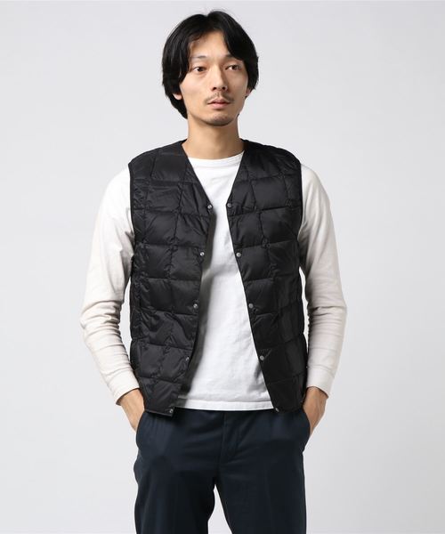 TAION(タイオン)の「TAION V NECK BUTTON DOWN VEST (ブイネック ボタンダウンベスト)(3colors)(タイオン)(ベスト・メンズ・ベージュ/ネイビー/ブラック・M/L)」の7枚目の写真
