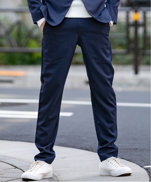 Beno（ビーノ）の「T/R ストレッチ ／ テ－パード イージーパンツ（その他パンツ・メンズ・ブラック/ネイビー/グレー/グレー系その他2/グレー系その他・M/L/LL）」の5枚目の写真