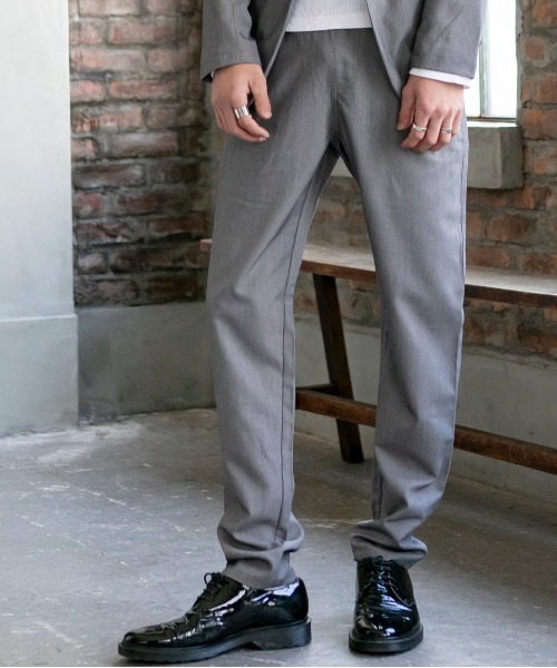 Beno（ビーノ）の「T/R ストレッチ ／ テ－パード イージーパンツ（その他パンツ・メンズ・ブラック/ネイビー/グレー/グレー系その他2/グレー系その他・M/L/LL）」の2枚目の写真