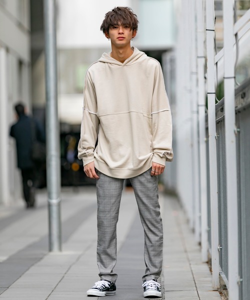 Beno（ビーノ）の「T/R ストレッチ ／ テ－パード イージーパンツ（その他パンツ・メンズ・ブラック/ネイビー/グレー/グレー系その他2/グレー系その他・M/L/LL）」の10枚目の写真