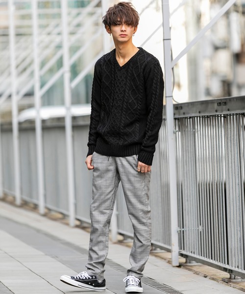 Beno（ビーノ）の「T/R ストレッチ ／ テ－パード イージーパンツ（その他パンツ・メンズ・ブラック/ネイビー/グレー/グレー系その他2/グレー系その他・M/L/LL）」の12枚目の写真