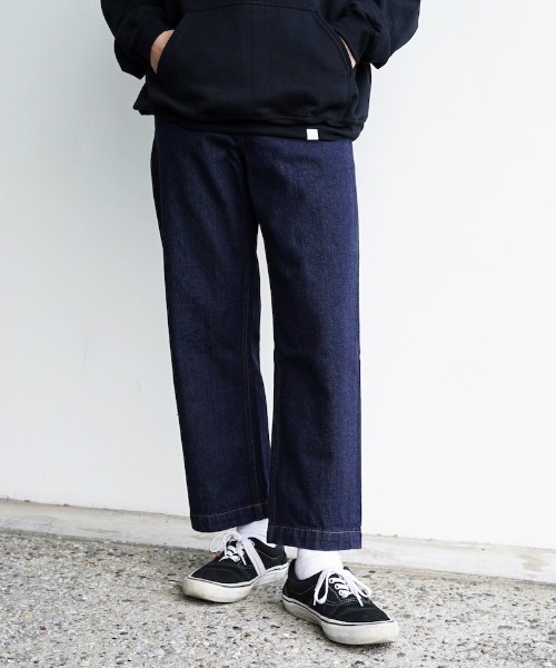 order loose denim pants one wash（デニムパンツ）｜order
