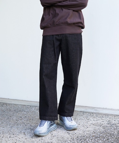 order loose denim pants one wash（デニムパンツ）｜order
