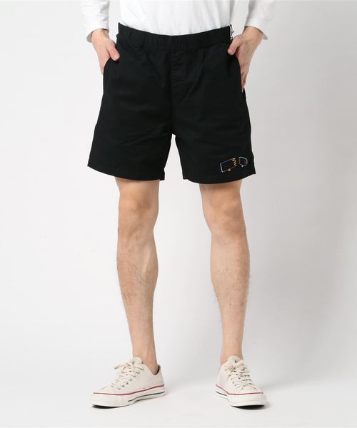 BRIXTON(ブリクストン)の「【BRIXTON】STEADY ELASTIC WB SHORT(その他パンツ・メンズ・ブラック/ロイヤルブルー・MEDIUM/LARGE)」の1枚目の写真