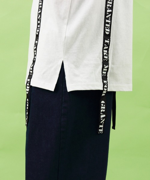 8(eight)(エイト)の「テープ ロングTシャツ 薔薇 ローズ(Tシャツ/カットソー・メンズ・ブラック/ホワイト・MEDIUM/LARGE)」の13枚目の写真