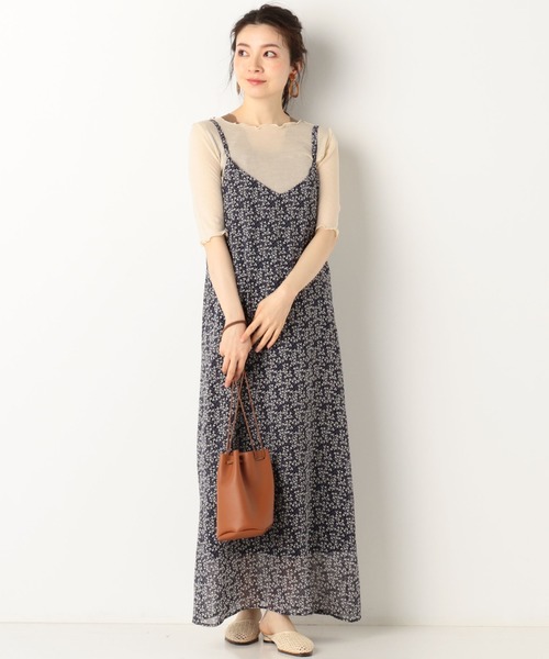 archives(アルシーヴ)の「ダブル紐キャミワンピース(ワンピース・レディース・ネイビー/ベージュ/ブルー・MEDIUM)」の10枚目の写真