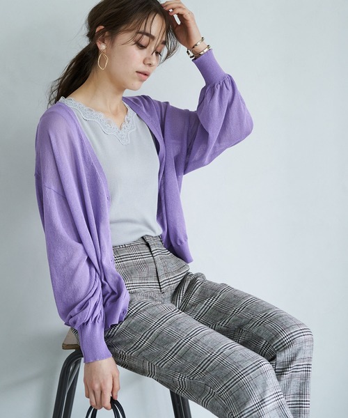 セール シアーニットカーディガン カーディガン ボレロ Earth Music Ecology アースミュージックアンドエコロジー のファッション通販 Zozotown