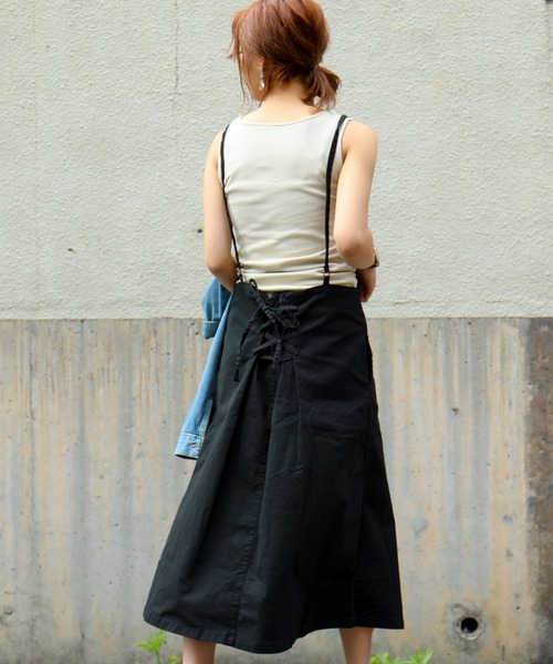 セール コットンツィルサロペットワンピース ss サロペット オーバーオール Fashion Letter ファッションレター のファッション通販 Zozotown