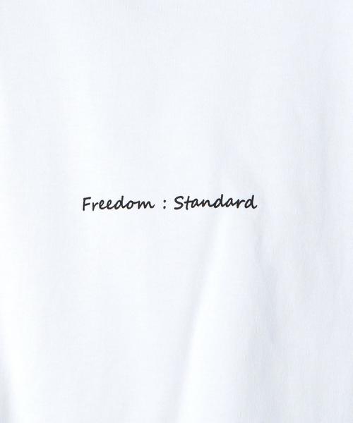 BEAUTY&YOUTH UNITED ARROWS（ビューティーアンドユースユナイテッドアローズ）の「BY FREEDOM STANDARD ワイドフォルム Tシャツ（Tシャツ/カットソー・メンズ・ブラック/ベージュ/ホワイト・SMALL/LARGE/X-LARGE/MEDIUM）」の5枚目の写真