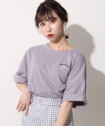 one after another NICE CLAUP | アソート刺繍Tシャツ(Tシャツ/カットソー)