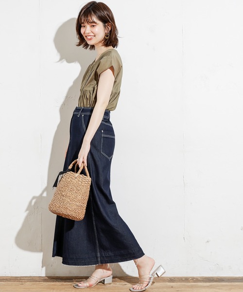 natural couture(ナチュラルクチュール)の「ピンタックレースブラウス(シャツ/ブラウス・レディース・ブラック/オフホワイト/ブラウン/カーキ・FREE)」の15枚目の写真