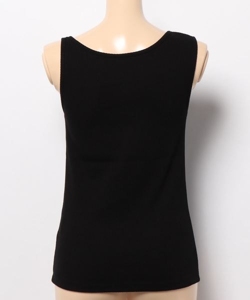 KOBE LETTUCE（コウベレタス）の「前後2wayアシメンメトリーリブタンクトップ（タンクトップ・レディース・ホワイト系その他/モカ/ボルドー/ブラック・FREE）」の6枚目の写真
