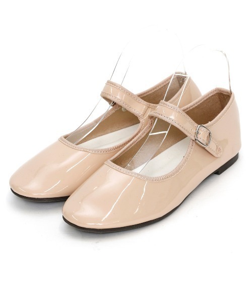 VIVIAN（ヴィヴィアン）の「ラウンドトゥストラップフラットメリージェーンシューズ（バレエシューズ・レディース・ブラック/ダークブラウン/シルバー/ベージュ/ブラウン/グレー系その他7/ホワイト/ベージュ系その他/ベージュ系その他3/ブラック系その他/D/ブラック系その他3/レディッシュグレー/ピンクベージュ/ブラック系その他7/ベージュ系その他7・S/M/L/LL/SS/17/18/19/20）」の19枚目の写真