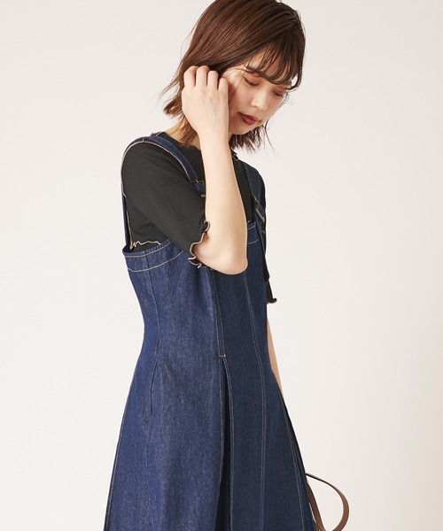 natural couture(ナチュラルクチュール)の「シャリとテレコ配色メローT(Tシャツ/カットソー・レディース・ブラック/ライトベージュ/グレイッシュベージュ/ミント・FREE)」の7枚目の写真
