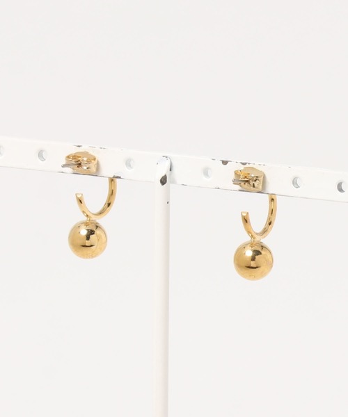 Cookie Chocolate（クッキーチョコレート）の「メタルボールピアス（ピアス（両耳用）・レディース・シルバー/ゴールド・FREE）」の4枚目の写真