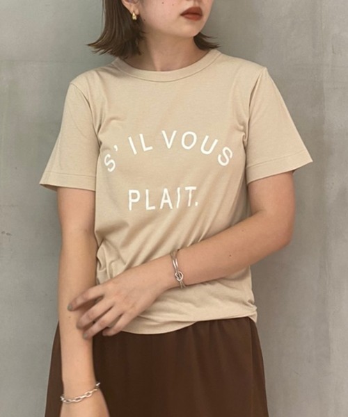 ETRE TOKYO（エトレトウキョウ）の「S'ILVOUS PLAIT. TEE（T