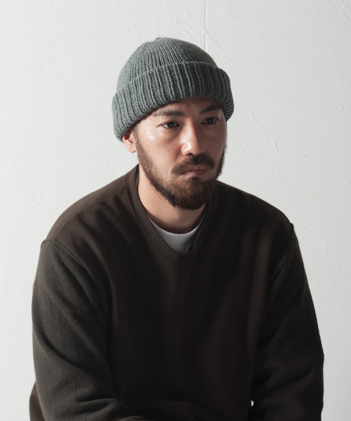 RACAL（ラカル）の「Wholegarment Knit Watch / ホールガーメントニットワッチ（ニットキャップ/ビーニー・メンズ・ブラウン/グレー/ベージュ/ブラック/ネイビー/グリーン/オレンジ/アイボリー・FREE）」の11枚目の写真