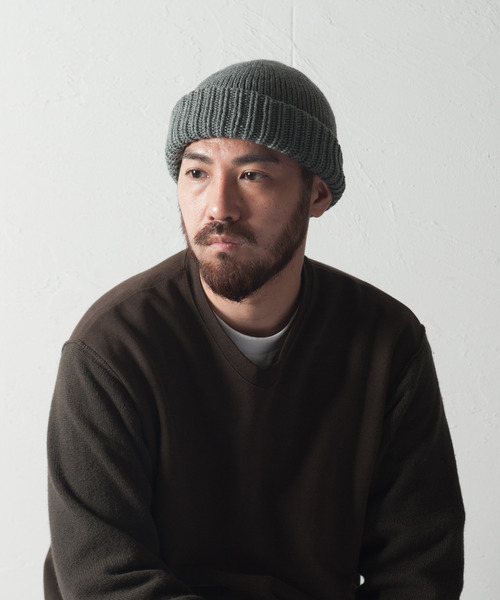 RACAL（ラカル）の「Wholegarment Knit Watch / ホールガーメントニットワッチ（ニットキャップ/ビーニー・メンズ・ブラウン/グレー/ベージュ/ブラック/ネイビー/グリーン/オレンジ/アイボリー・FREE）」の12枚目の写真