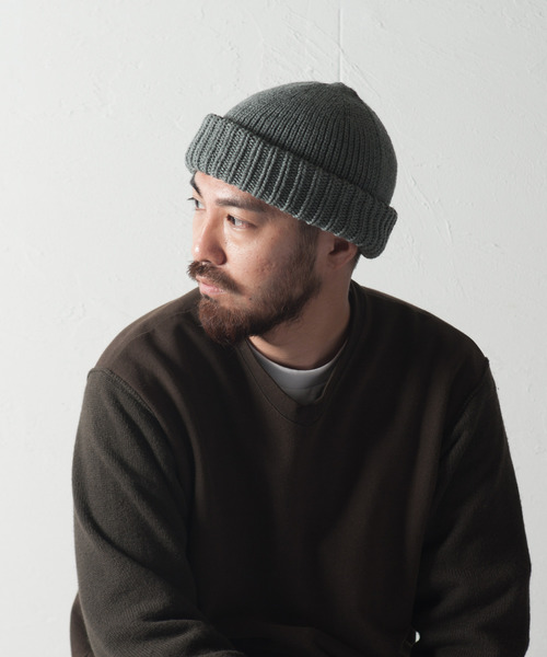 RACAL（ラカル）の「Wholegarment Knit Watch / ホールガーメントニットワッチ（ニットキャップ/ビーニー・メンズ・ブラウン/グレー/ベージュ/ブラック/ネイビー/グリーン/オレンジ/アイボリー・FREE）」の13枚目の写真