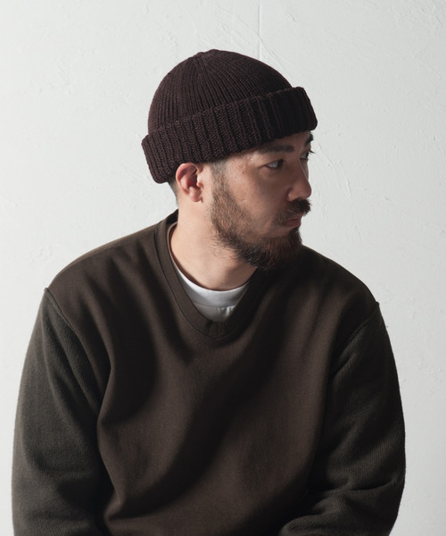 RACAL（ラカル）の「Wholegarment Knit Watch / ホールガーメントニットワッチ（ニットキャップ/ビーニー・メンズ・ブラウン/グレー/ベージュ/ブラック/ネイビー/グリーン/オレンジ/アイボリー・FREE）」の14枚目の写真