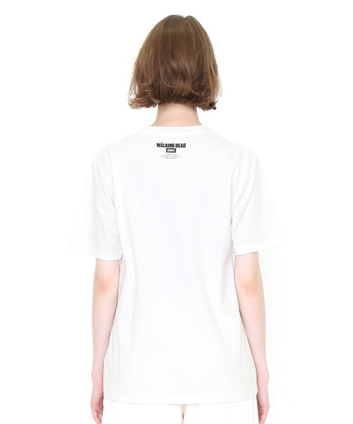 グラフィック ミルキーホワイト コットンTシャツ MARKAWARE - ORGANIC GIZA 80/2 KNIT COMFORT-FIT Tee 