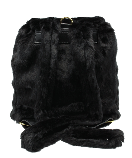 WEGO（ウィゴー）の「WEGO/ファーミニリュック（バックパック/リュック・レディース・ホワイト/ブラック/パープル・FREE）」の6枚目の写真