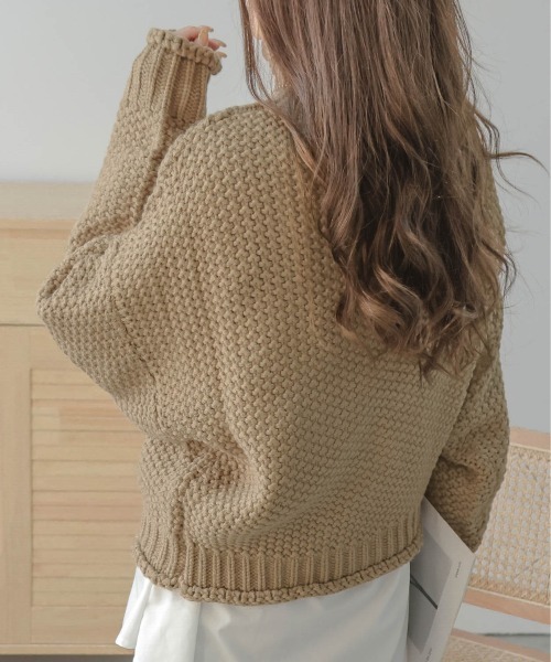 La-gemme（ラジェム）の「ハイネックニットトップス（ニット/セーター・レディース・ブラック/ベージュ/ブラウン/ピンク系その他/ライトブラウン/カーキ・M/L）」の18枚目の写真