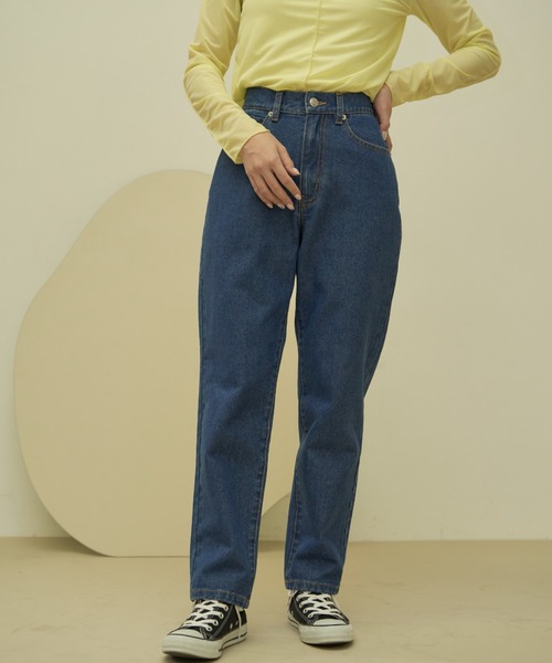 VANNIE U（ヴァニーユー）の「ツイルデニムパンツ/Sサイズ展開有（デニムパンツ・レディース・ライトブルー/オリーブ/ブルー/ナチュラル/ベージュ/ブルー系その他・SMALL/FREE/LARGE）」の22枚目の写真