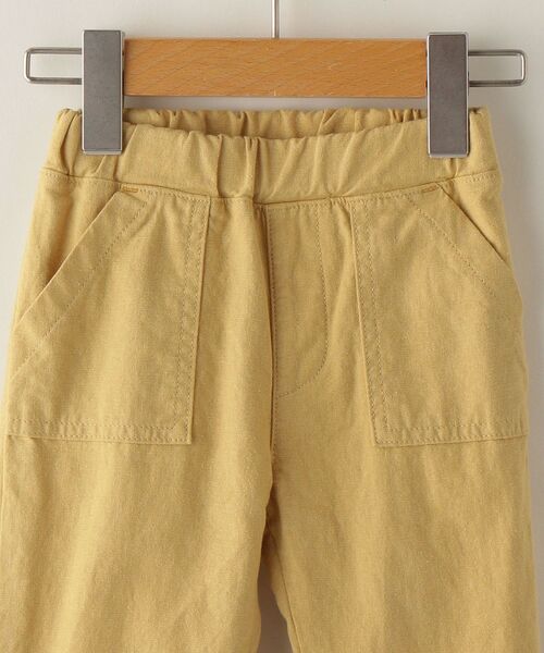 SHIPS（シップス）の「SHIPS KIDS:綿麻 パンツ(80～90cm)（その他パンツ・キッズ・マスタード/ベージュ/ネイビー・90/80）」の5枚目の写真