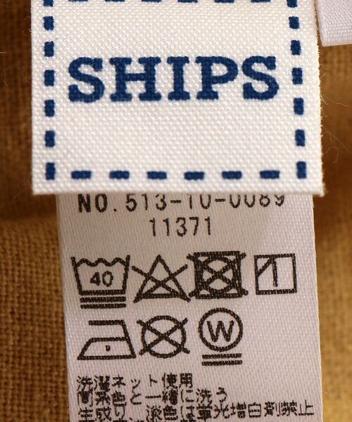 SHIPS（シップス）の「SHIPS KIDS:綿麻 パンツ(80～90cm)（その他パンツ・キッズ・マスタード/ベージュ/ネイビー・90/80）」の9枚目の写真