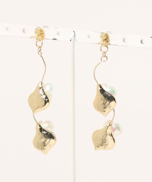 JUMELLE（ジュメロ）の「オーロラフラワーピアス（ピアス（両耳用）・レディース・ゴールド・FREE）」の2枚目の写真