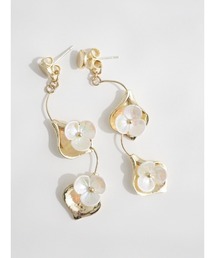 オーロラフラワーピアス