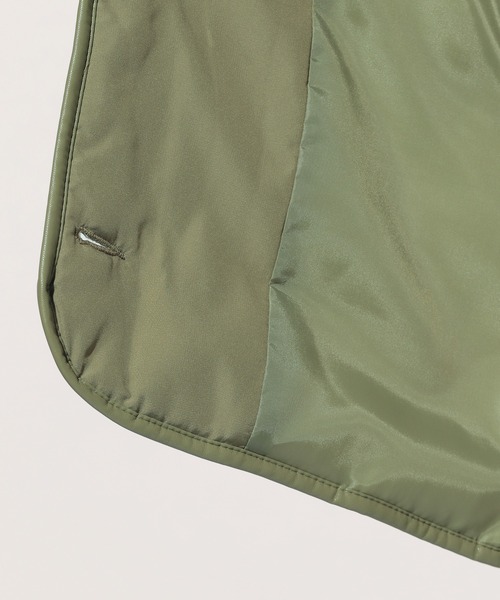 BAYFLOW(ベイフロー)の「Vネックキルトジャケット(その他アウター・レディース・ブラック/オフホワイト/カーキ・SMALL/MEDIUM)」の16枚目の写真