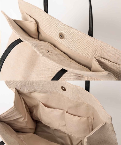 ALTROSE（アルトローズ）の「トートバッグ　[ﾌﾗﾝｼｽ]（トートバッグ・レディース・ベージュ/ブラウン/ホワイト系その他/ホワイト系その他2・FREE）」の13枚目の写真